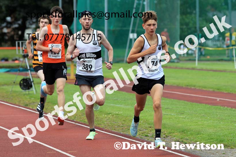 3000 metres, 2023 NEGP 4 Monkton, Wed., July 12th.  Photo: David T. Hewitson/Sports for All Pics